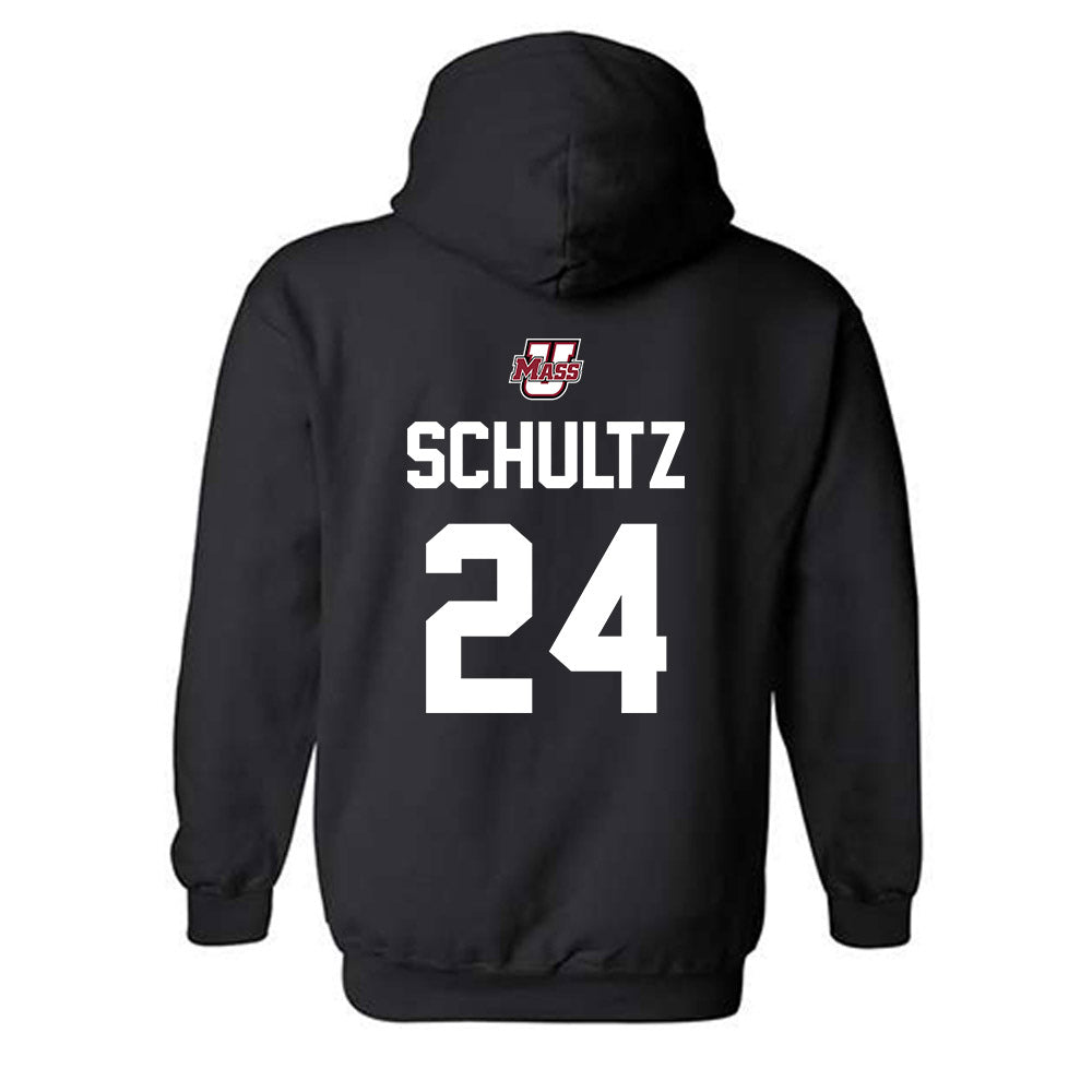 UMass - NCAA Women's Soccer : Amanda Schultz - Classic Shersey Hooded Sweatshirt-1