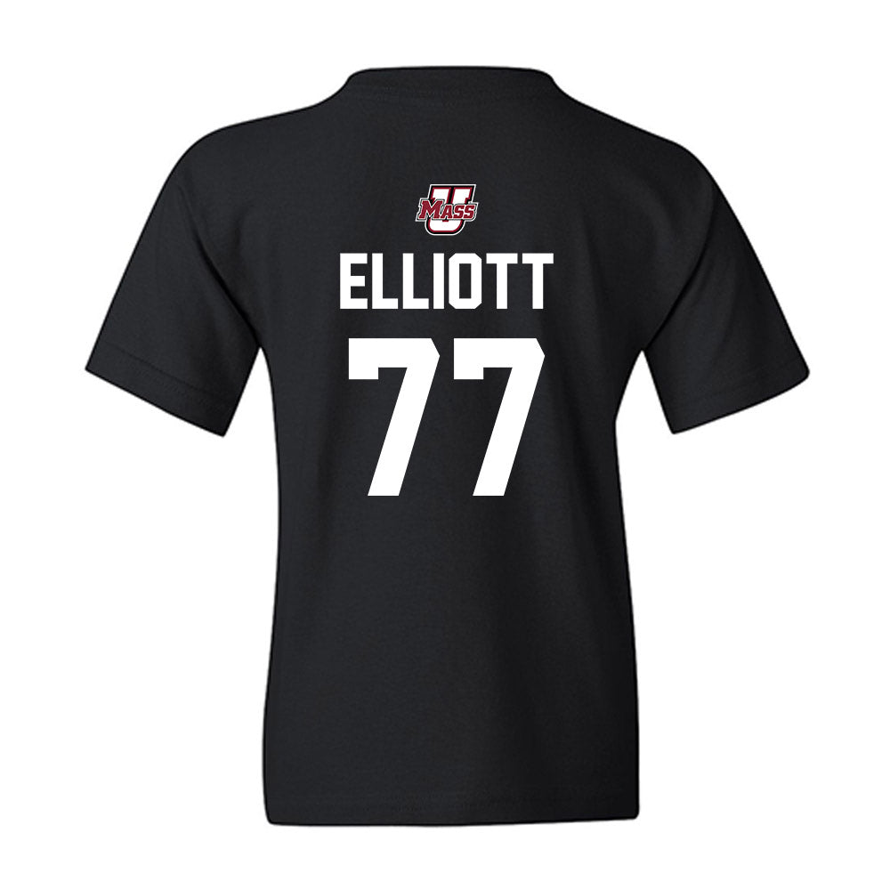 UMass - NCAA Men's Lacrosse : Jimmy Elliott - Classic Shersey Youth T-Shirt-1