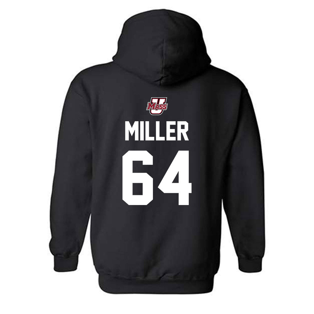 UMass - NCAA Football : Peyton Miller - Classic Shersey Hooded Sweatshirt-1