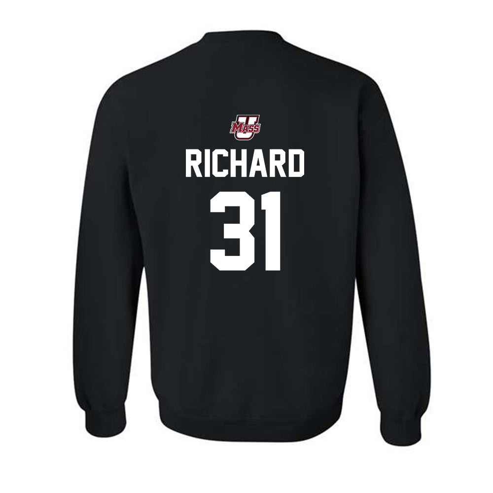 UMass - NCAA Baseball : Jackson Richard - Classic Shersey Crewneck Sweatshirt-1