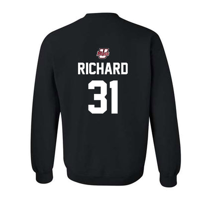 UMass - NCAA Baseball : Jackson Richard - Classic Shersey Crewneck Sweatshirt-1