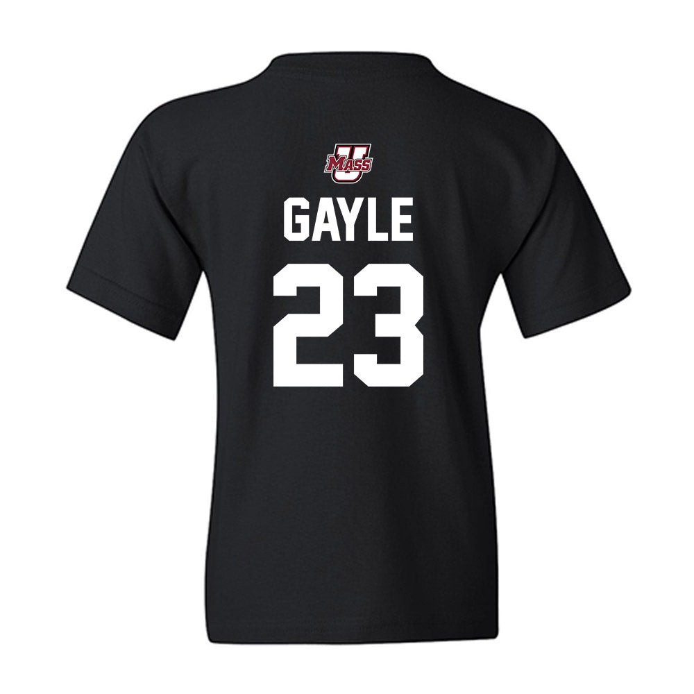 UMass - NCAA Men's Soccer : Taylon Gayle - Classic Shersey Youth T-Shirt-1