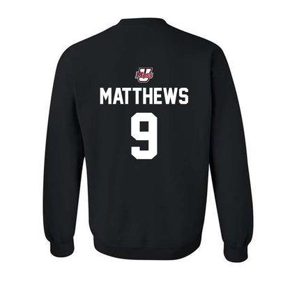 UMass - NCAA Football : Devin Matthews - Classic Shersey Crewneck Sweatshirt-1
