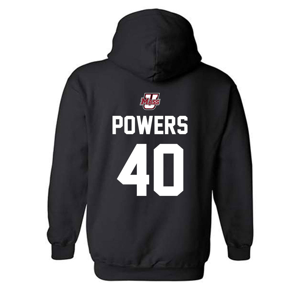 UMass - NCAA Baseball : Callen Powers - Classic Shersey Hooded Sweatshirt-1
