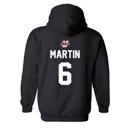 UMass - NCAA Men's Basketball : Christian Martin - Classic Shersey Hooded Sweatshirt-1