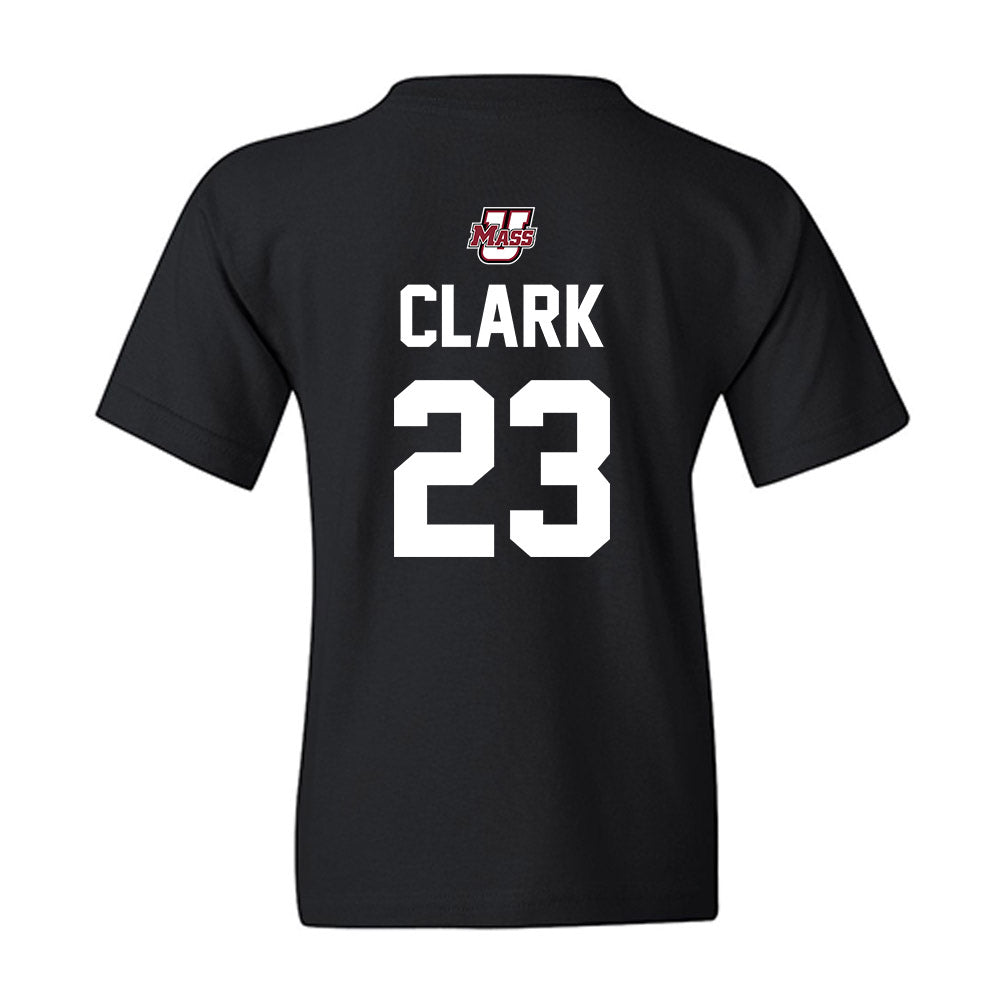 UMass - NCAA Football : JC Clark - Classic Shersey Youth T-Shirt-1