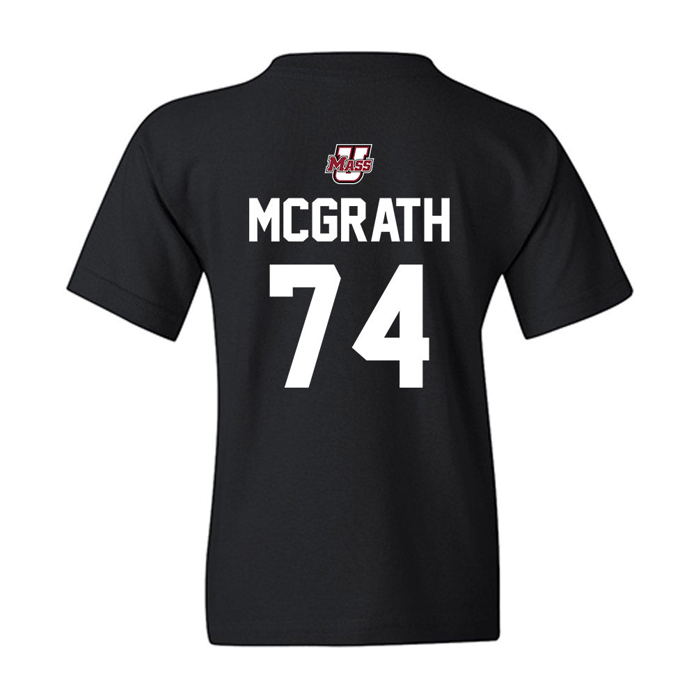 UMass - NCAA Football : Jake McGrath - Classic Shersey Youth T-Shirt-1