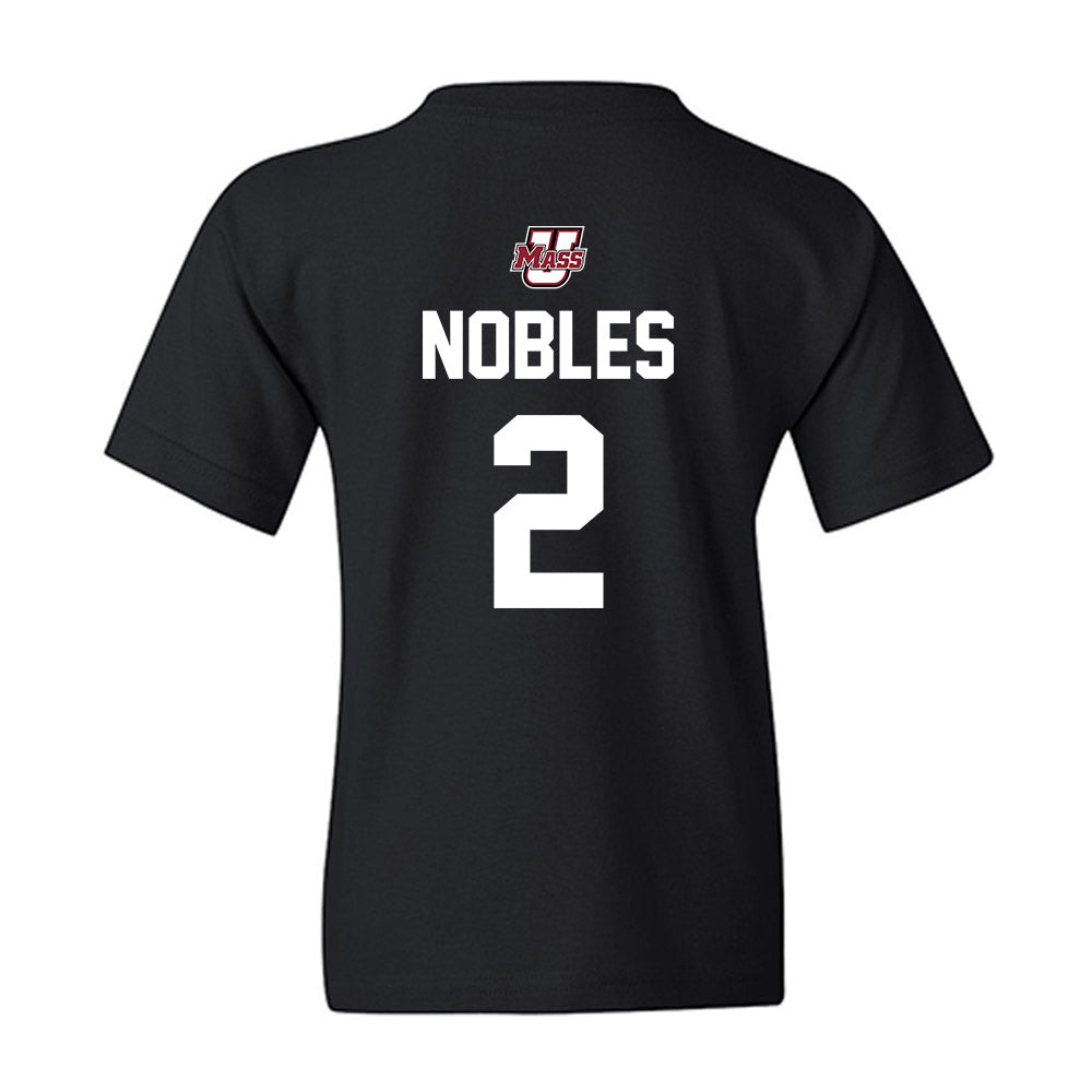 UMass - NCAA Football : Joshua Nobles - Classic Shersey Youth T-Shirt-1