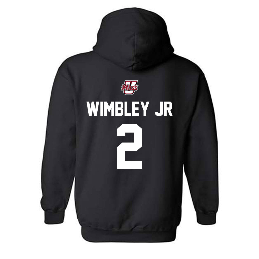 UMass - NCAA Men's Basketball : Dwayne Wimbley jr - Classic Shersey Hooded Sweatshirt-1