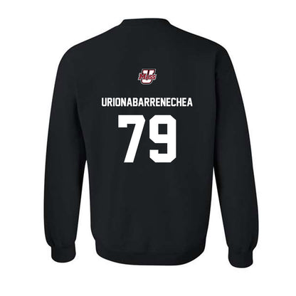 UMass - NCAA Football : Aitor Urionabarrenechea - Classic Shersey Crewneck Sweatshirt-1
