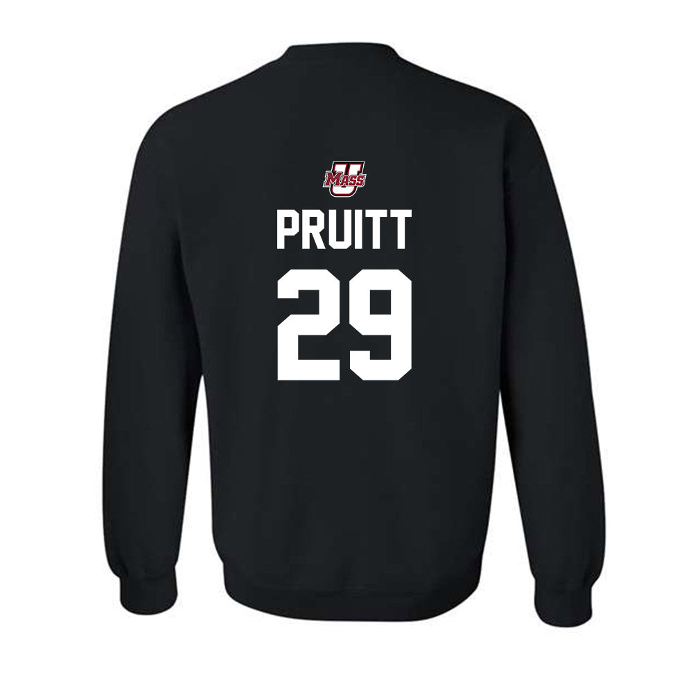 UMass - NCAA Football : Kareem Pruitt - Classic Shersey Crewneck Sweatshirt-1