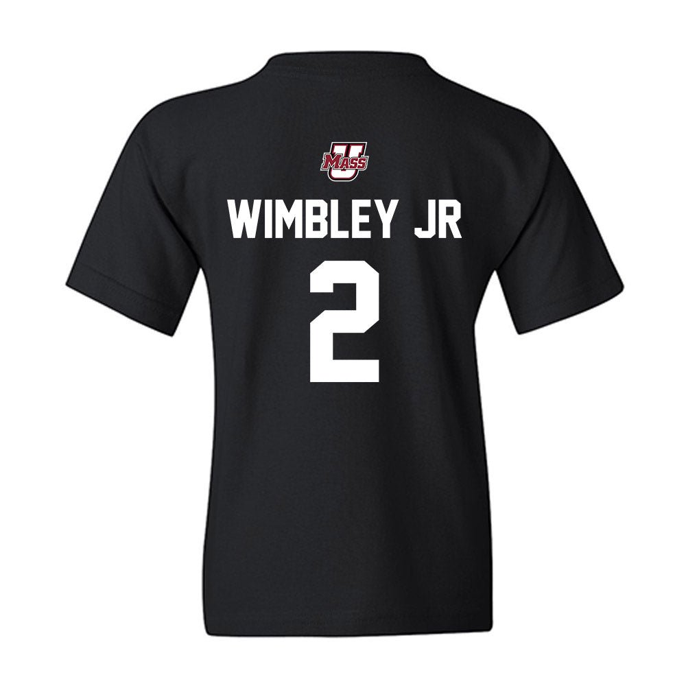 UMass - NCAA Men's Basketball : Dwayne Wimbley jr - Classic Shersey Youth T-Shirt-1