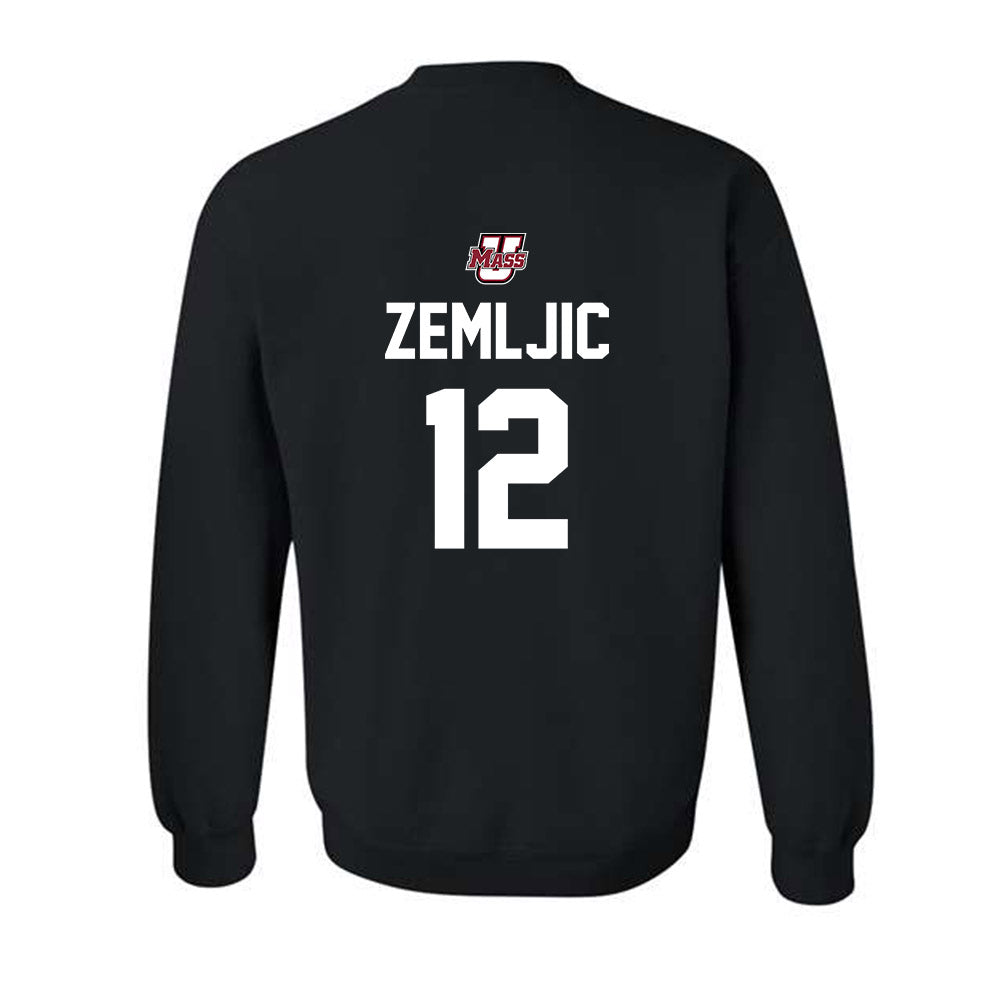 UMass - NCAA Men's Basketball : Noa Zemljic - Classic Shersey Crewneck Sweatshirt-1