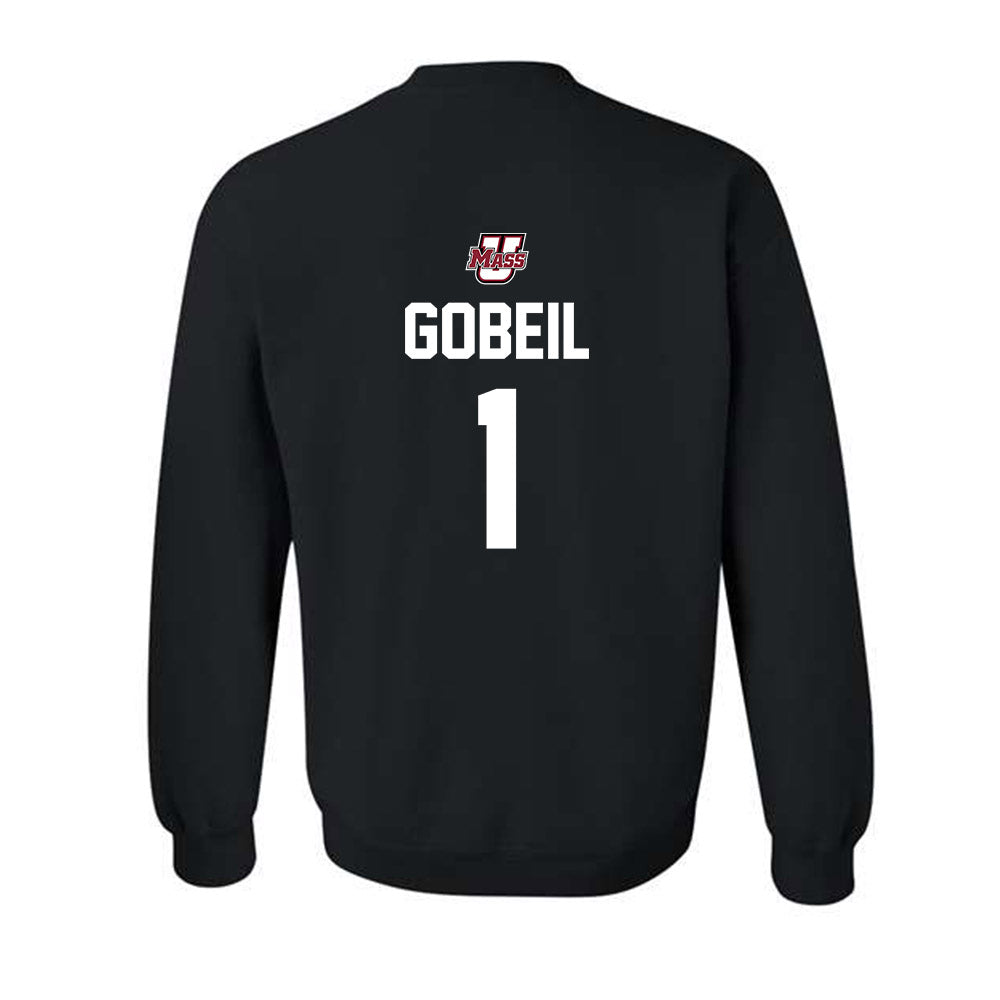 UMass - NCAA Baseball : Dean Gobeil - Classic Shersey Crewneck Sweatshirt-1