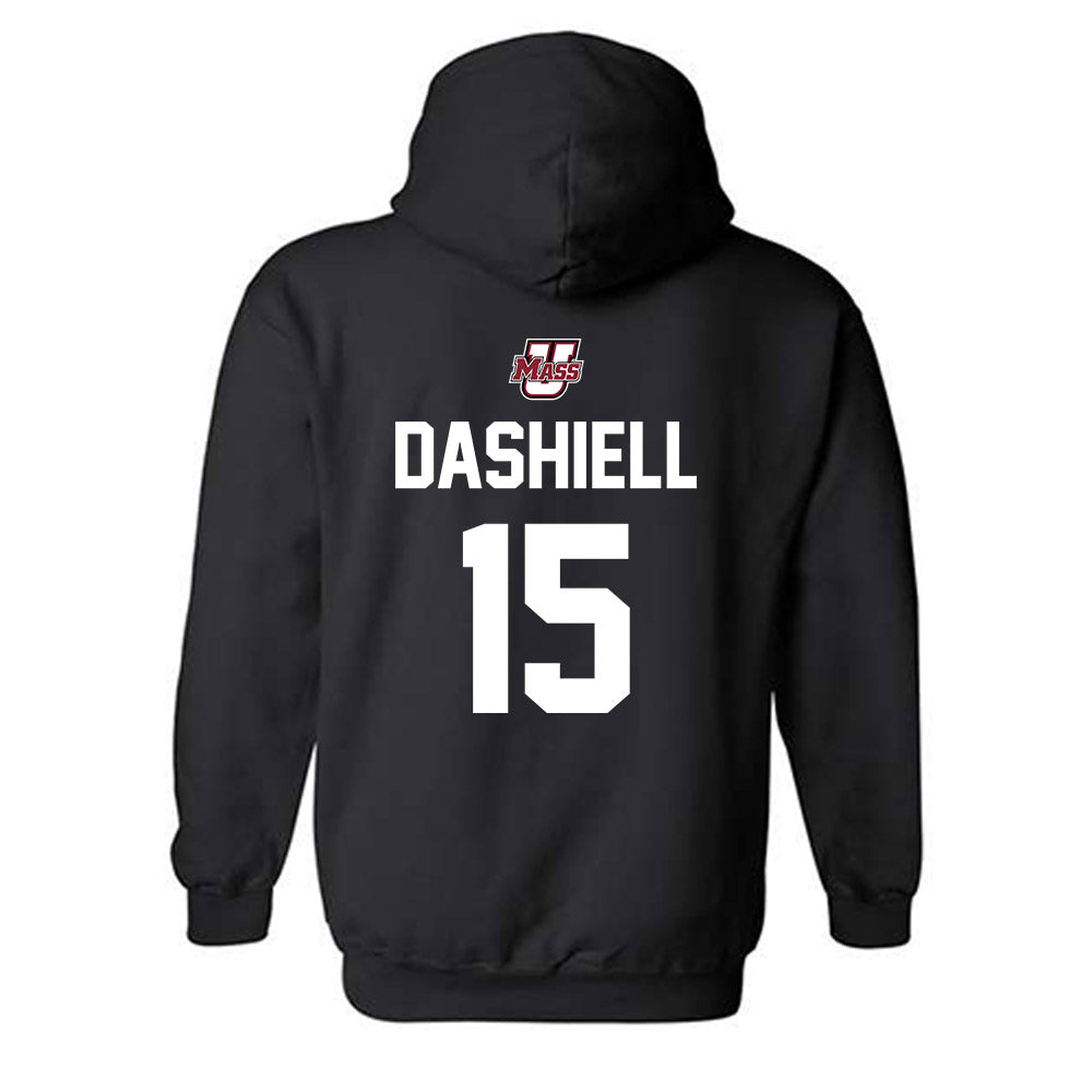 UMass - NCAA Football : Tavian Dashiell - Classic Shersey Hooded Sweatshirt-1