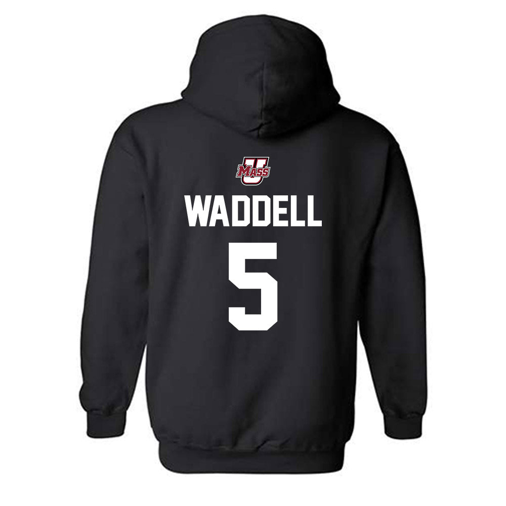 UMass - NCAA Men's Lacrosse : Jimmy Waddell - Classic Shersey Hooded Sweatshirt-1
