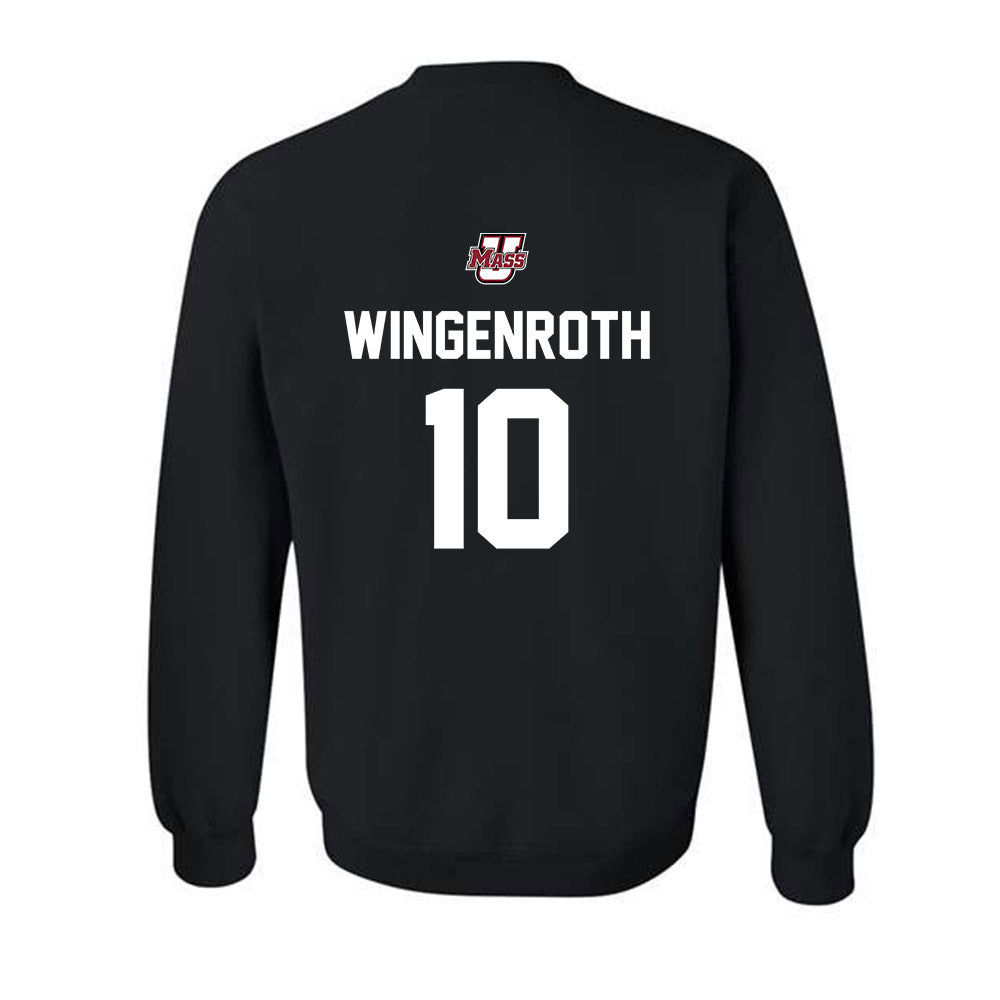 UMass - NCAA Baseball : Brandon Wingenroth - Classic Shersey Crewneck Sweatshirt-1