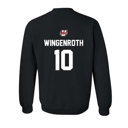 UMass - NCAA Baseball : Brandon Wingenroth - Classic Shersey Crewneck Sweatshirt-1