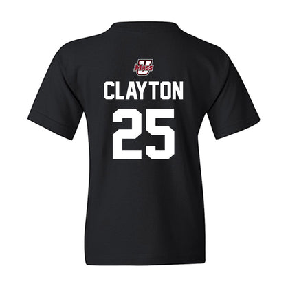 UMass - NCAA Men's Lacrosse : Tyler Clayton - Classic Shersey Youth T-Shirt-1