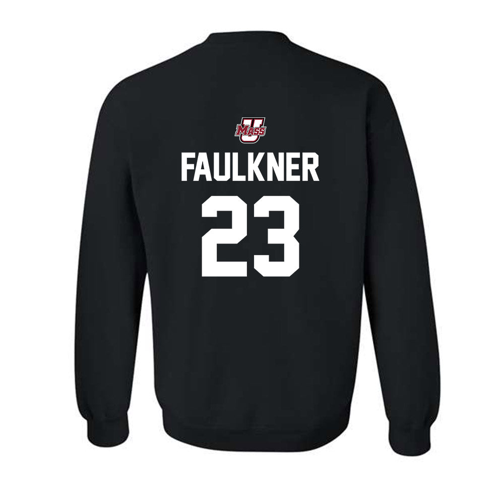 UMass - NCAA Football : Elijah Faulkner - Classic Shersey Crewneck Sweatshirt-1