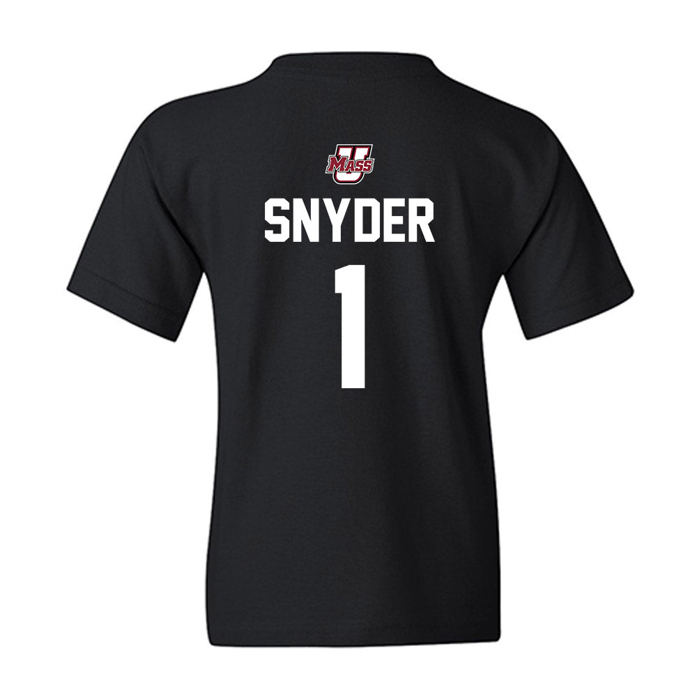 UMass - NCAA Football : DD Snyder - Classic Shersey Youth T-Shirt-1