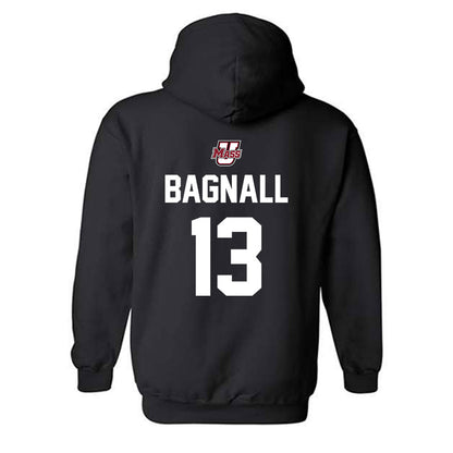UMass - NCAA Men's Lacrosse : Thomas Bagnall - Classic Shersey Hooded Sweatshirt-1