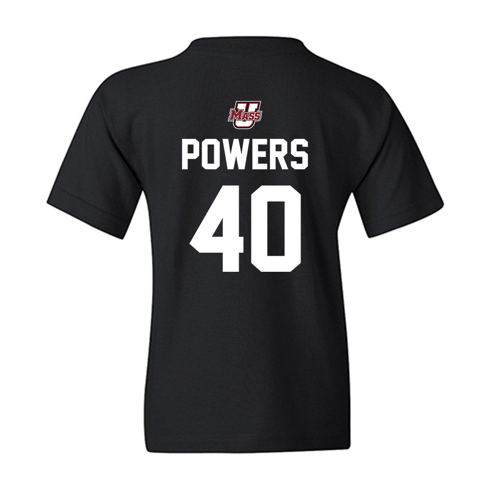 UMass - NCAA Baseball : Callen Powers - Classic Shersey Youth T-Shirt-1
