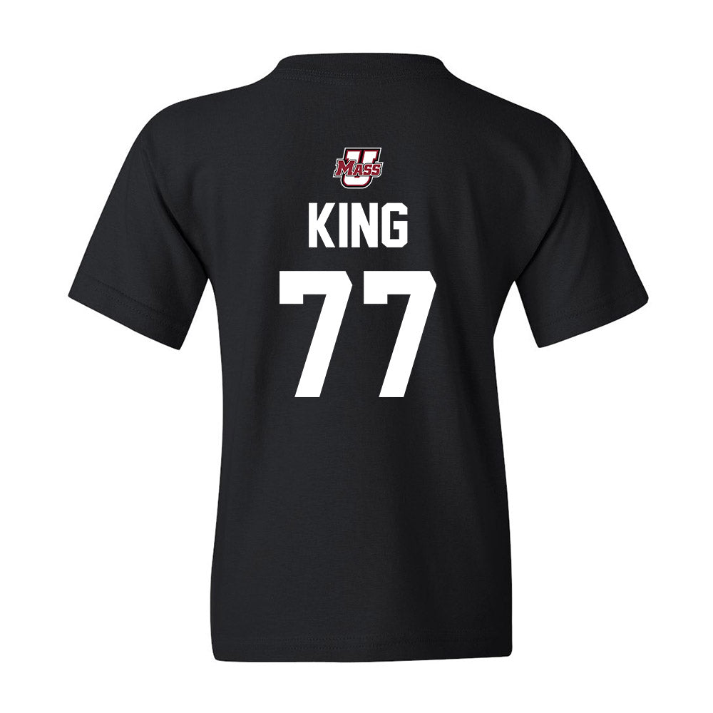 UMass - NCAA Football : Jaxon King - Youth T-Shirt
