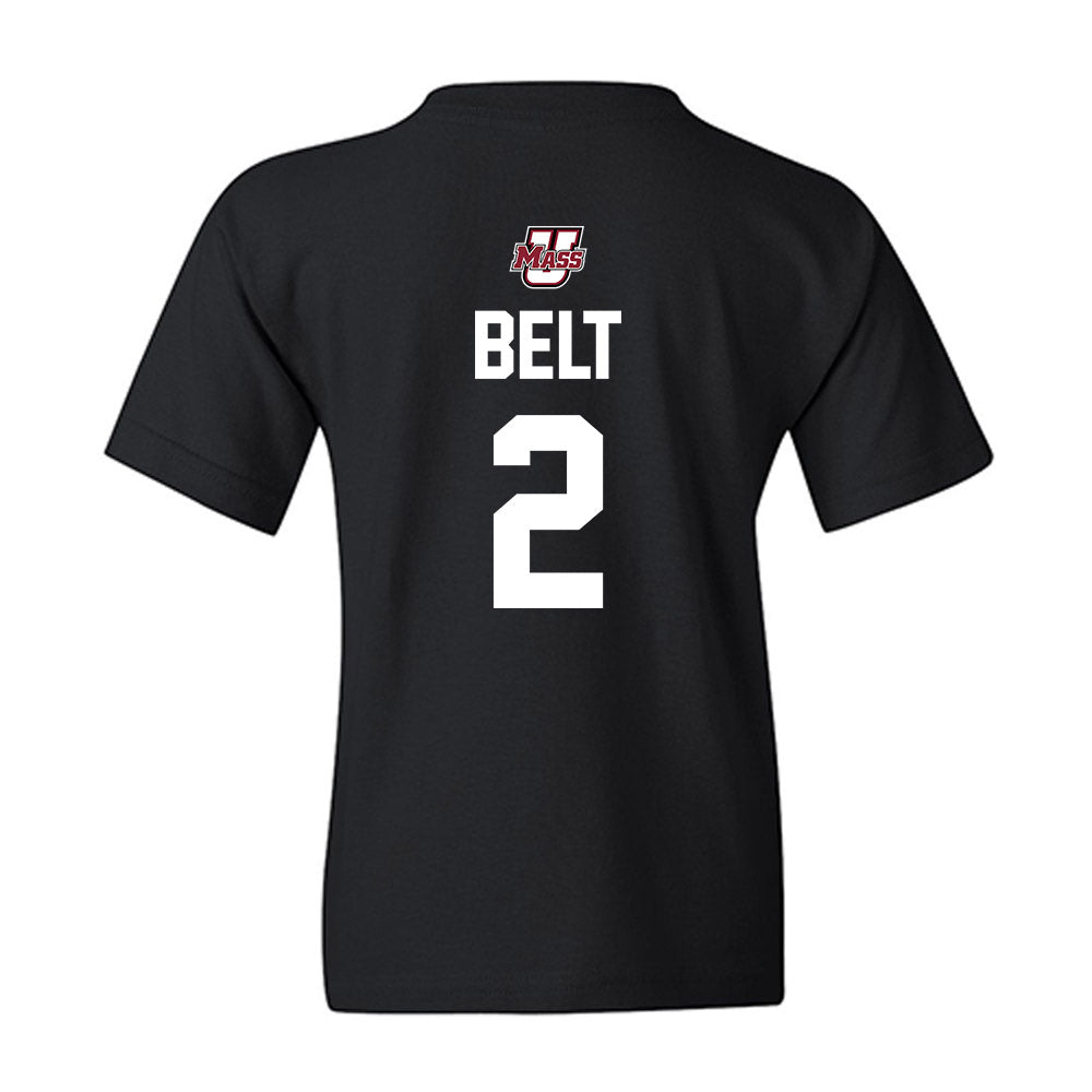 UMass - NCAA Men's Soccer : Quinn Belt - Classic Shersey Youth T-Shirt-1
