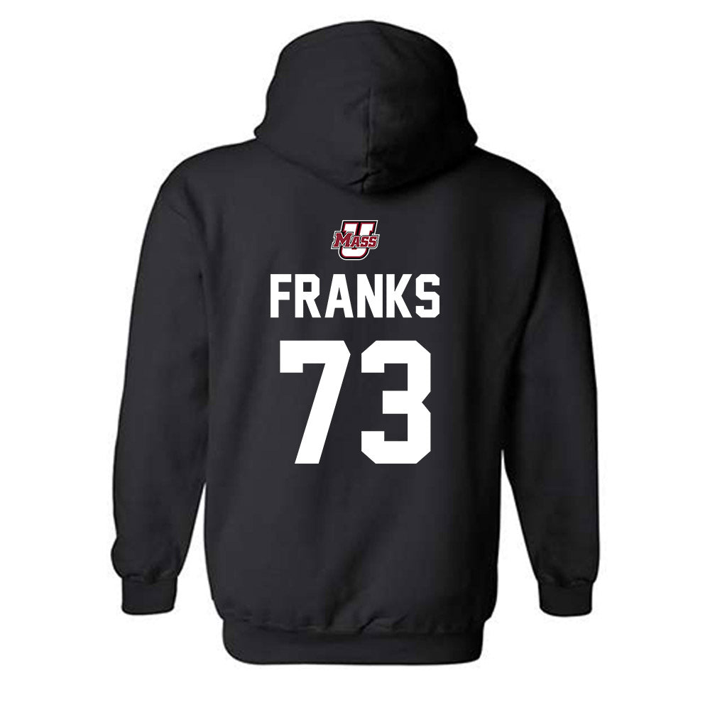 UMass - NCAA Football : Zachary Franks - Classic Shersey Hooded Sweatshirt-1
