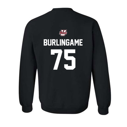 UMass - NCAA Football : Tanner Burlingame - Classic Shersey Crewneck Sweatshirt-1