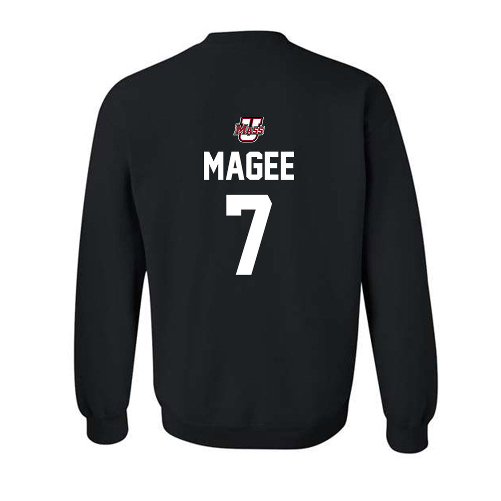 UMass - NCAA Football : TJ Magee - Classic Shersey Crewneck Sweatshirt-1