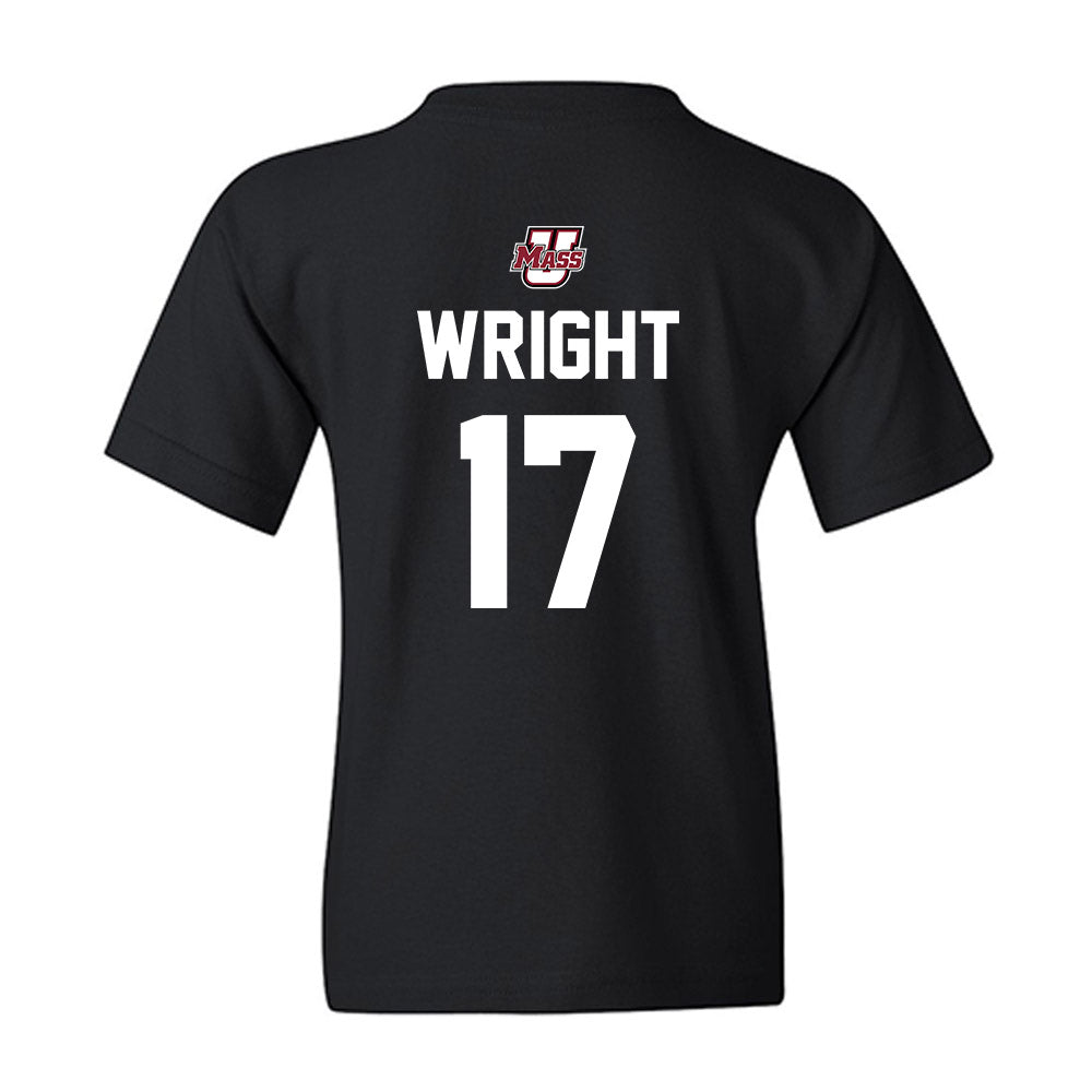 UMass - NCAA Men's Soccer : Braeden Wright - Classic Shersey Youth T-Shirt-1