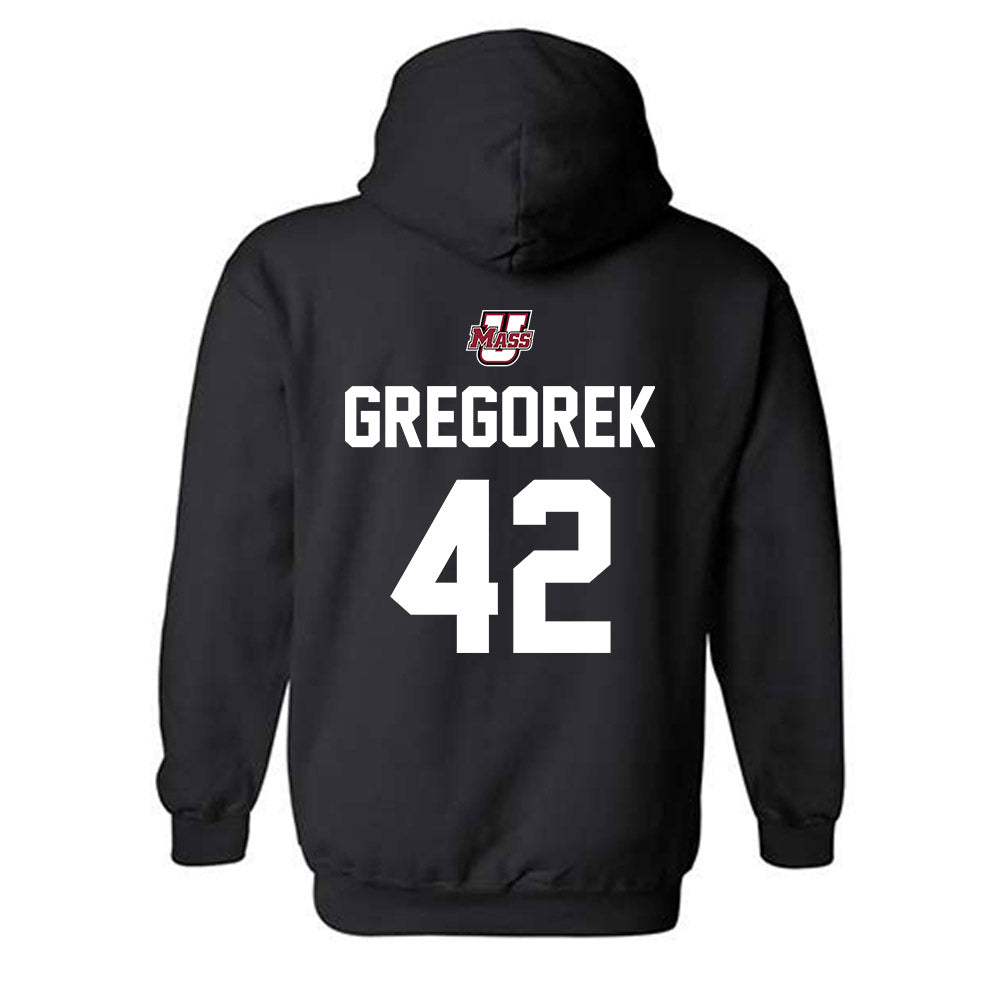 UMass - NCAA Women's Lacrosse : Alex Gregorek - Classic Shersey Hooded Sweatshirt-1