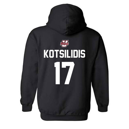 UMass - NCAA Men's Lacrosse : Max Kotsilidis - Classic Shersey Hooded Sweatshirt-1