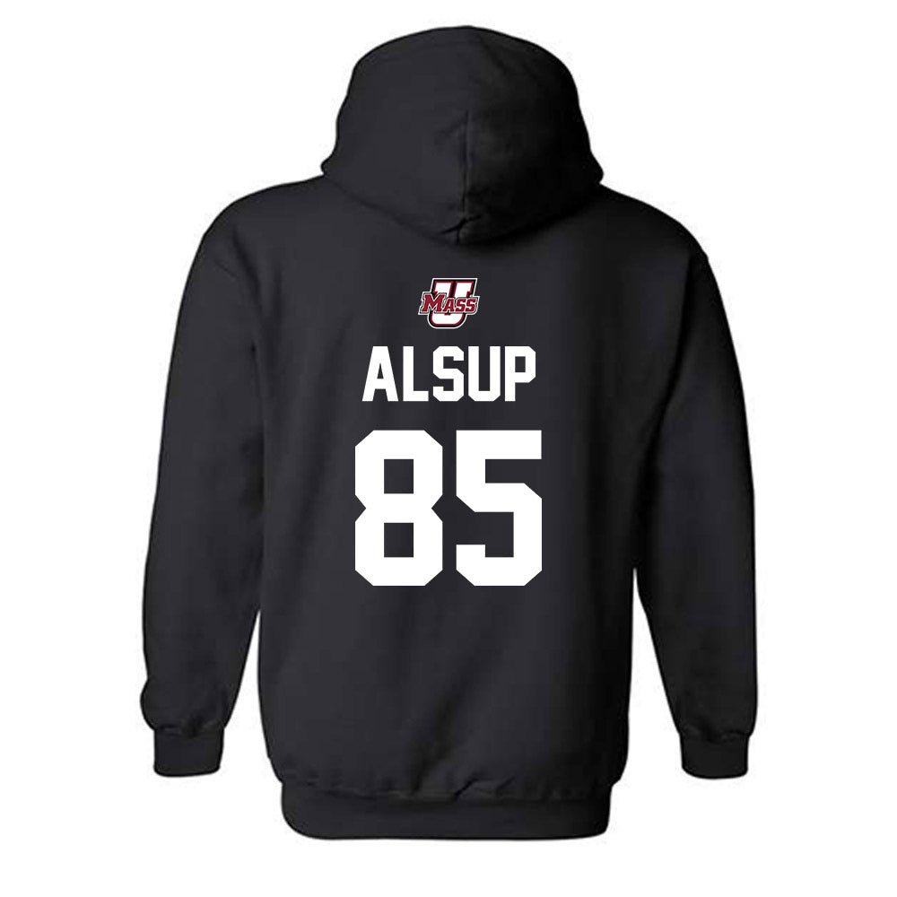 UMass - NCAA Football : Drew Alsup - Classic Shersey Hooded Sweatshirt-1