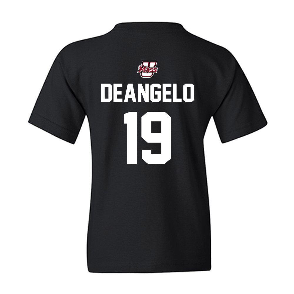 UMass - NCAA Men's Ice Hockey : Mikey DeAngelo - Classic Shersey Youth T-Shirt-1