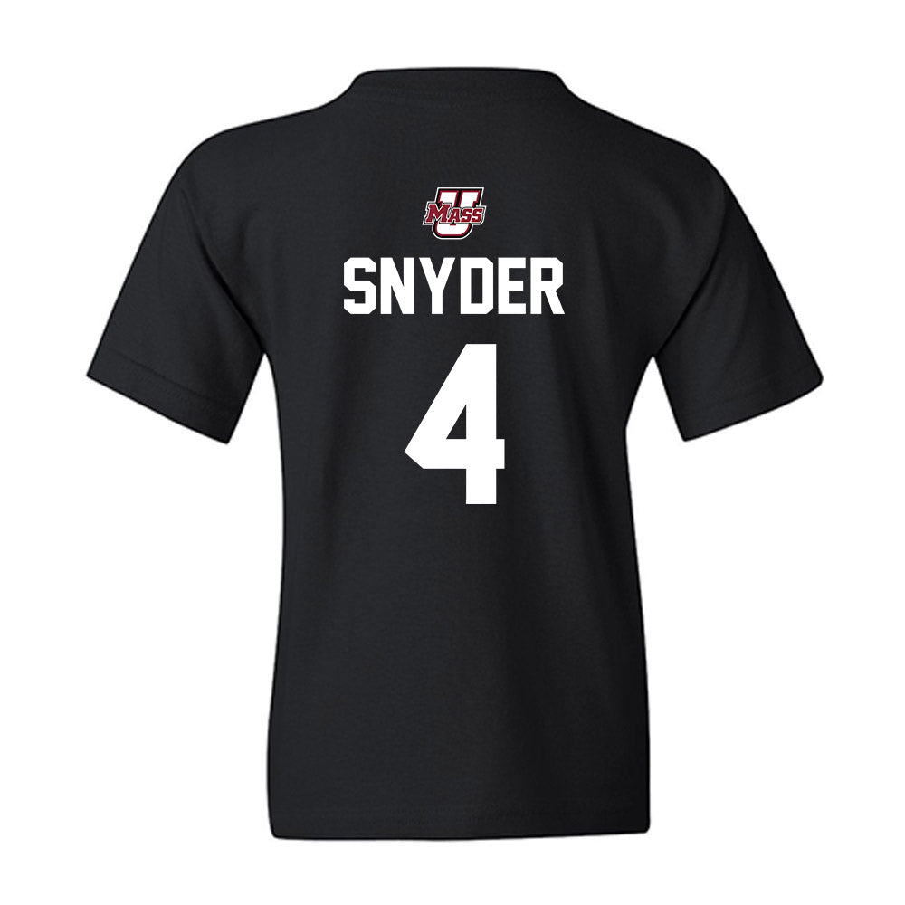 UMass - NCAA Football : DD Snyder - Classic Shersey Youth T-Shirt-1
