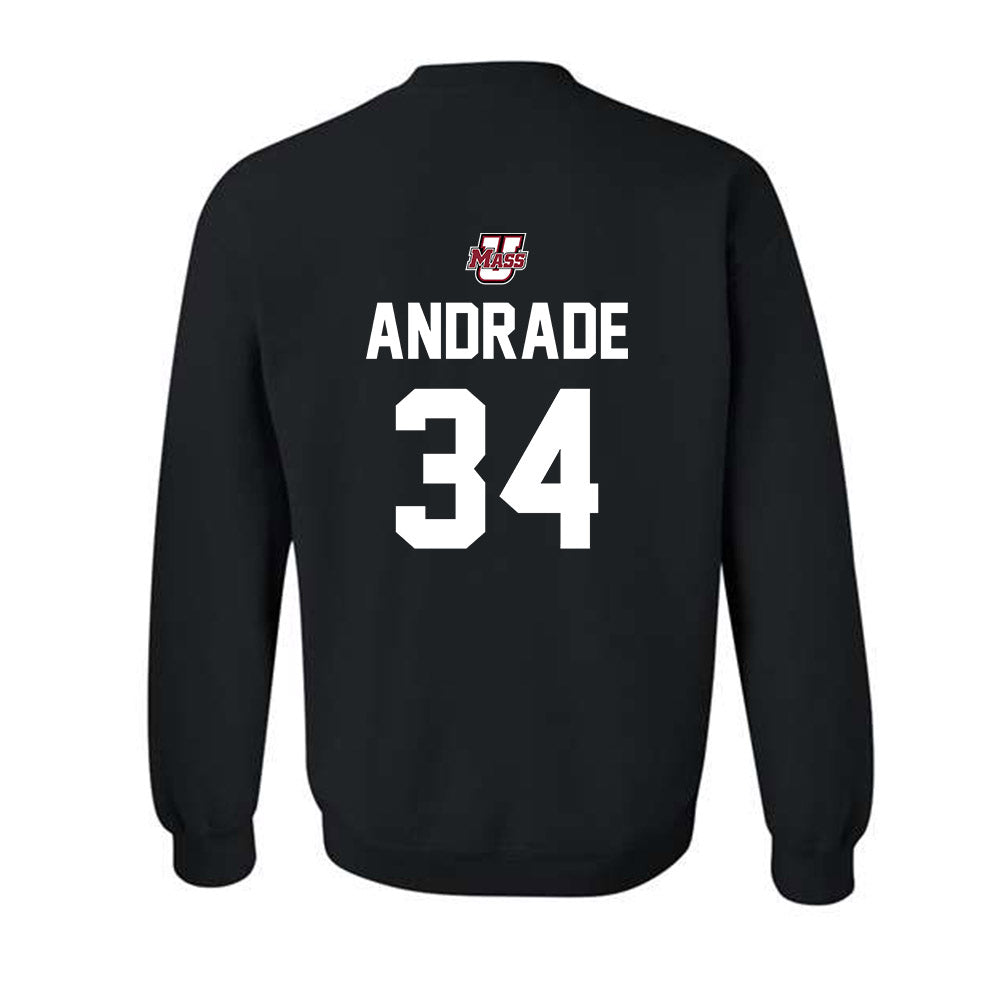 UMass - NCAA Football : Payton Andrade - Classic Shersey Crewneck Sweatshirt-1