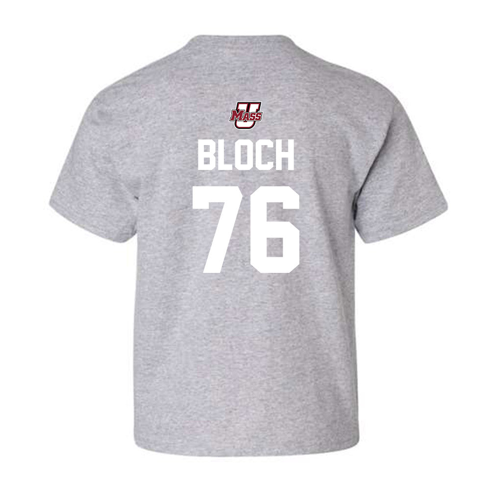 UMass - NCAA Football : Riley Bloch - Youth T-Shirt