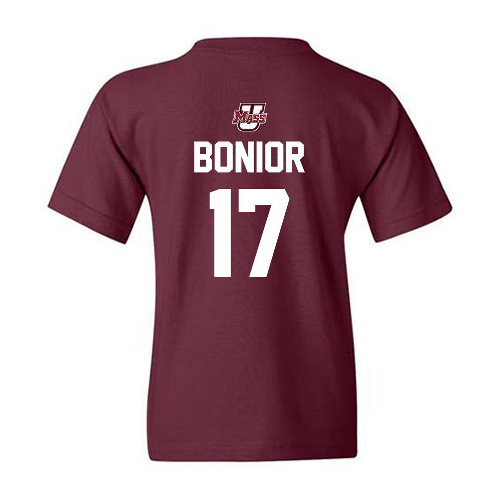 UMass - NCAA Baseball : Vance Bonior - Sports Shersey Youth T-Shirt-1