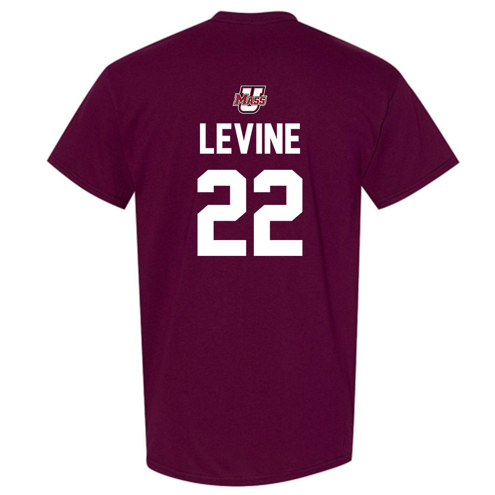 UMass - NCAA Baseball : Jack Levine - Sports Shersey T-Shirt-1