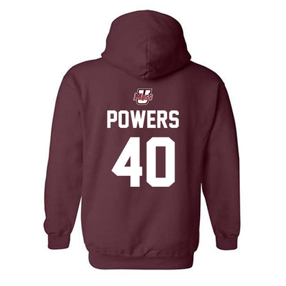UMass - NCAA Baseball : Callen Powers - Sports Shersey Hooded Sweatshirt-1