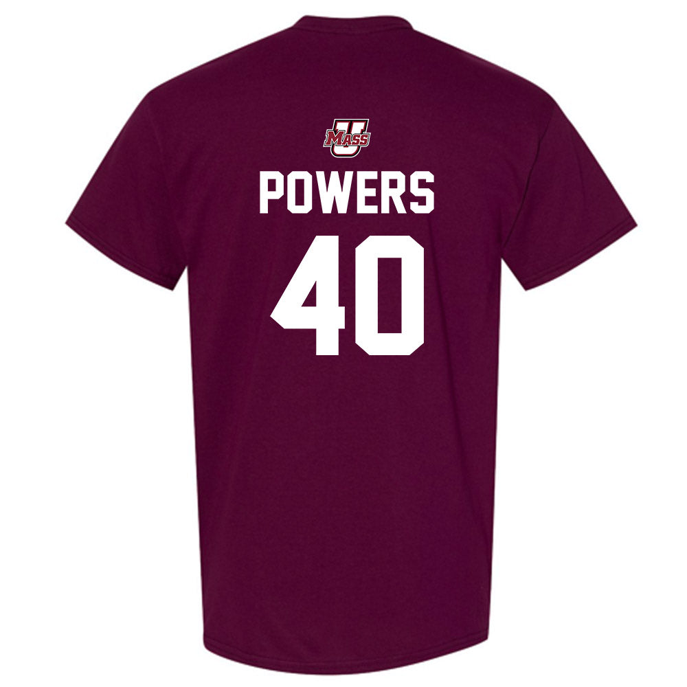 UMass - NCAA Baseball : Callen Powers - Sports Shersey T-Shirt-1
