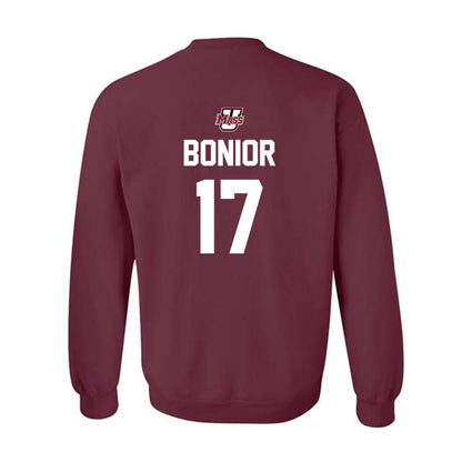UMass - NCAA Baseball : Vance Bonior - Sports Shersey Crewneck Sweatshirt-1