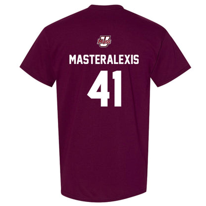 UMass - NCAA Baseball : Justin Masteralexis - Sports Shersey T-Shirt-1