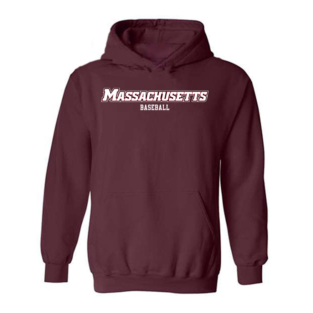 UMass - NCAA Baseball : Dean Gobeil - Sports Shersey Hooded Sweatshirt-0