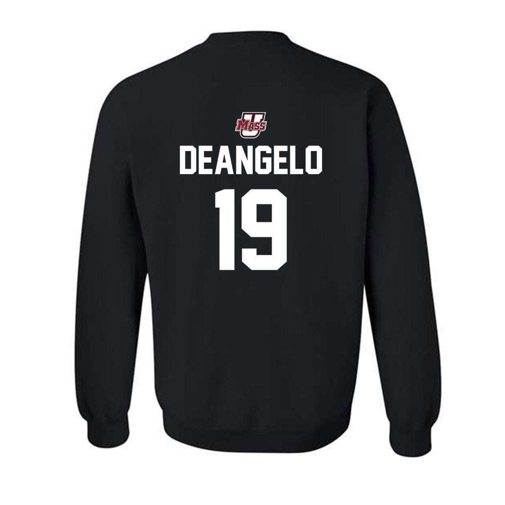UMass - NCAA Men's Ice Hockey : Mikey DeAngelo - Shersey Crewneck Sweatshirt-3