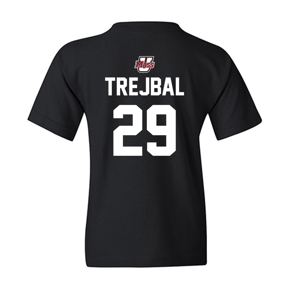 UMass - NCAA Men's Ice Hockey : Tobias Trejbal - Shersey Youth T-Shirt-2