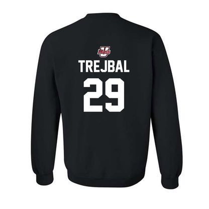 UMass - NCAA Men's Ice Hockey : Tobias Trejbal - Shersey Crewneck Sweatshirt-2